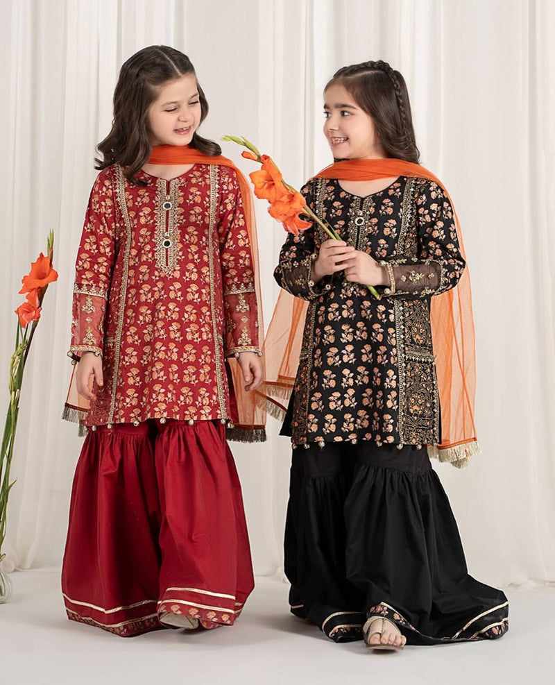 TRENDING TOP WITH SHARARAA AND DUPATTAA OC-204
