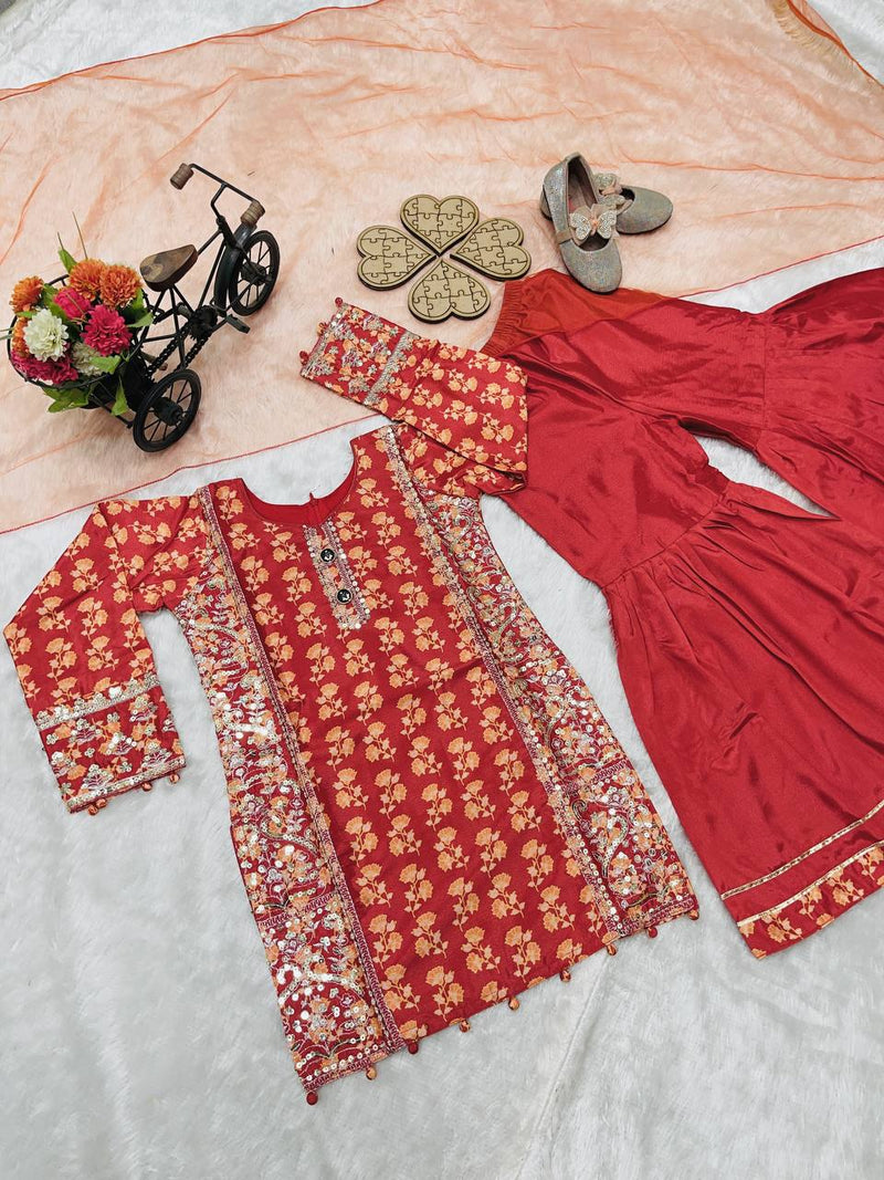 TRENDING TOP WITH SHARARAA AND DUPATTAA OC-204