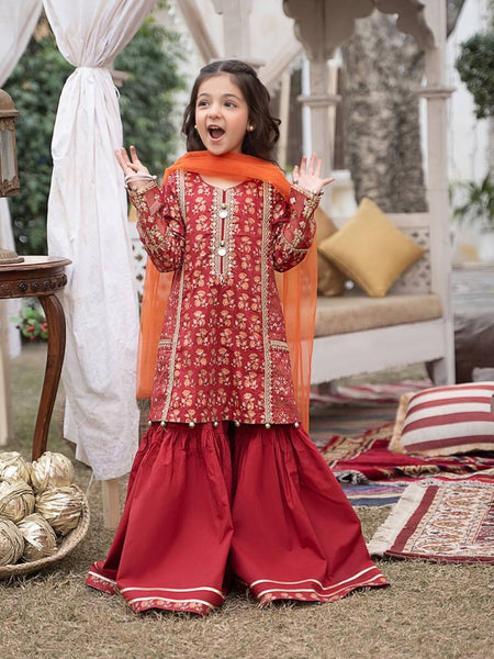 TRENDING TOP WITH SHARARAA AND DUPATTAA OC-204