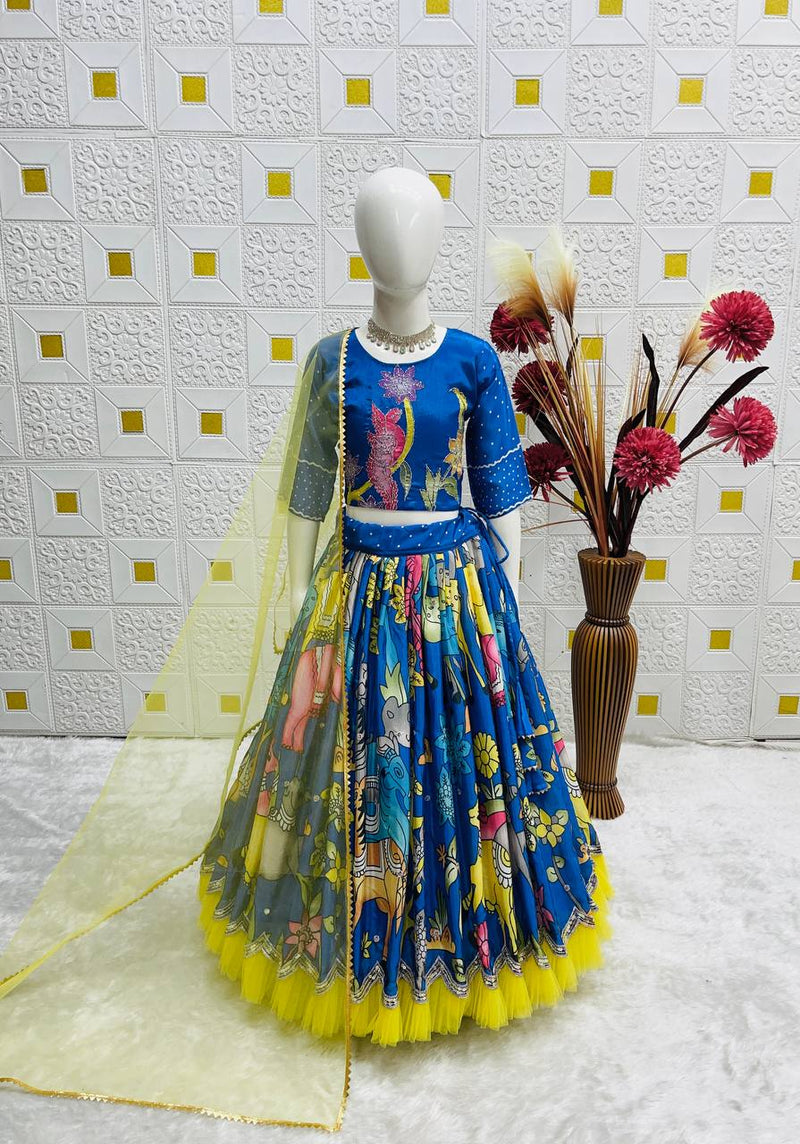 POSITION PRINT EMROIDERY WORK LAHENGA CHOLI SET FULLY STTICHED OC-227