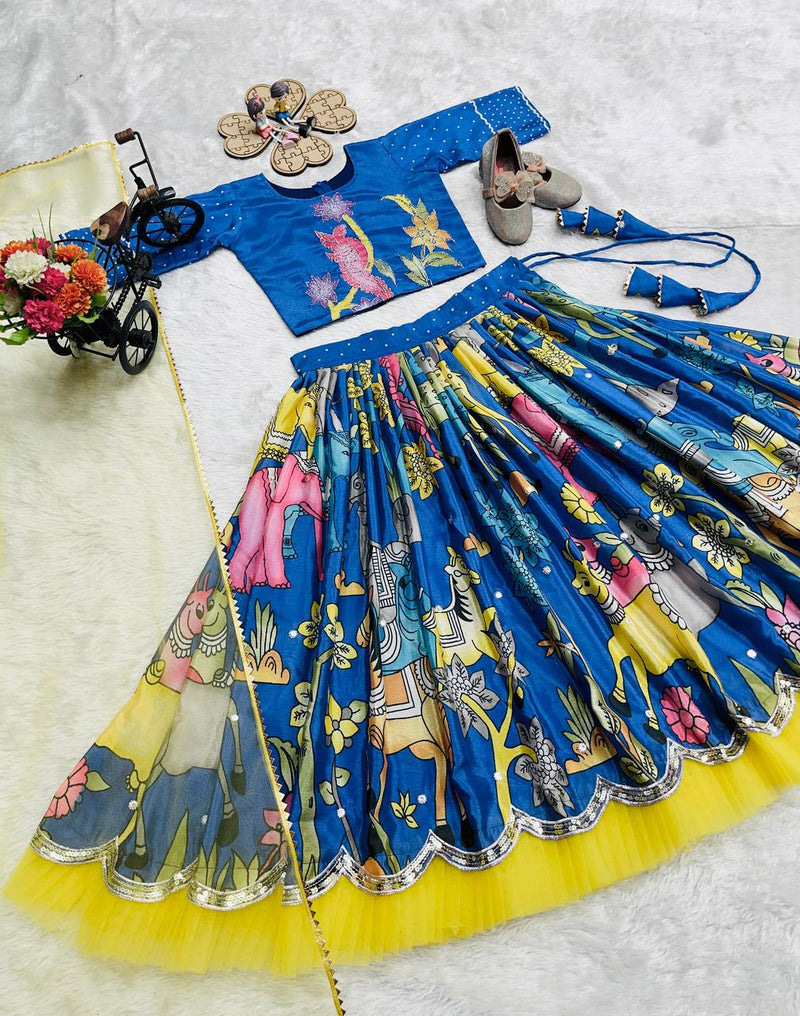 POSITION PRINT EMROIDERY WORK LAHENGA CHOLI SET FULLY STTICHED OC-227