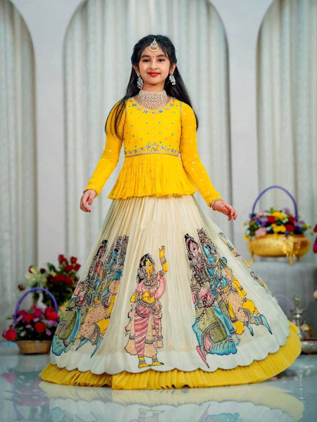 KEDIYA STYLE LAHENGAA SET FULLY STTICHED  OC-185