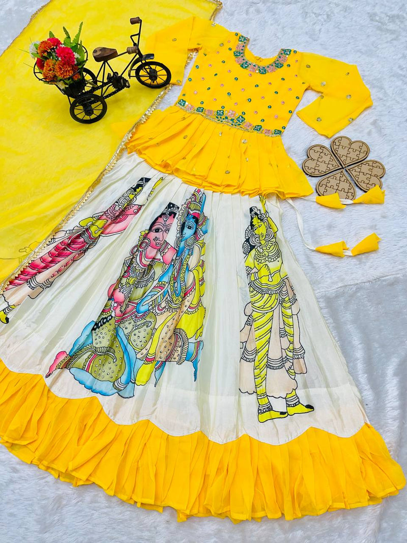 KEDIYA STYLE LAHENGAA SET FULLY STTICHED  OC-185