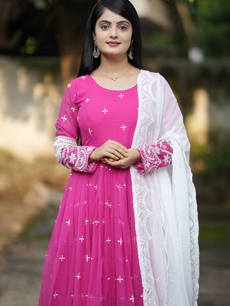 Chandni's Latest Anarkali Suit Set