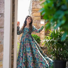Nikita Premium Quality Maxi Anarkali Suit Set